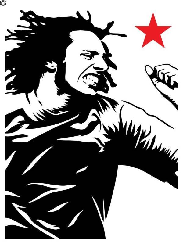 Ernesto Yerena - Zack de la Rocha - Screen Print Edition