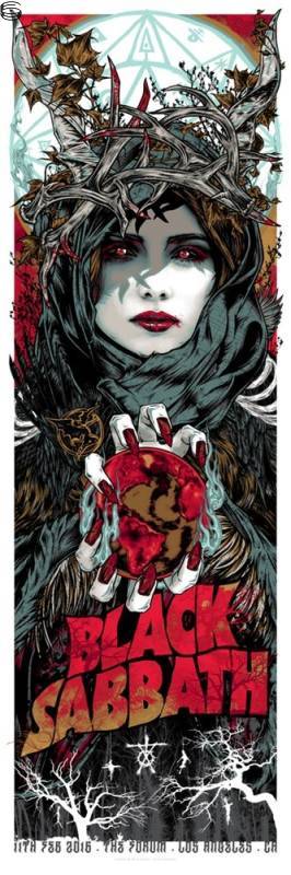 Rhys Cooper - Black Sabbath Los Angeles 16 - Artist Edition