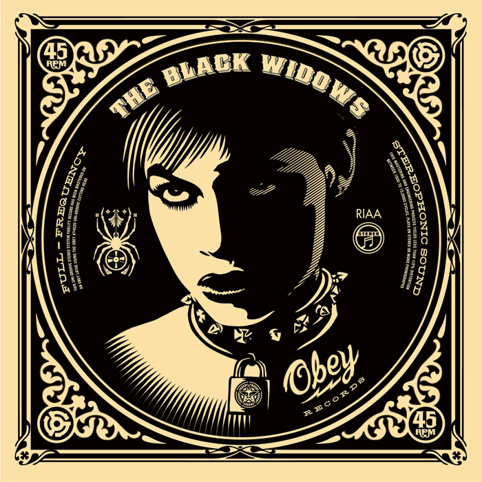 Shepard Fairey - Obey Black Widows Album Cover