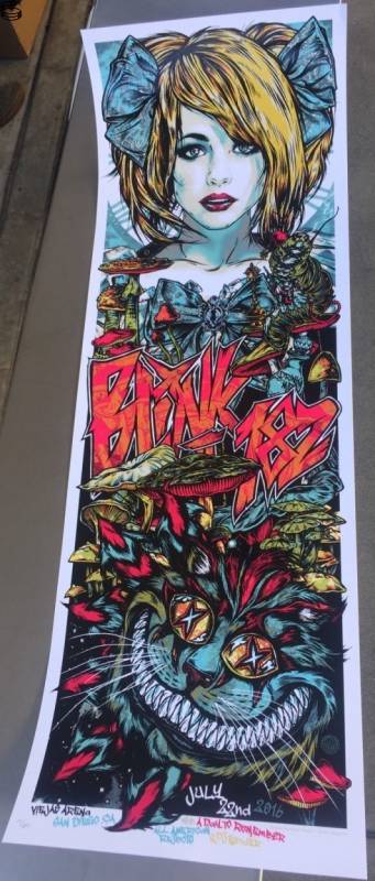 Rhys Cooper - Blink-182 San Diego 16 - Artist Edition