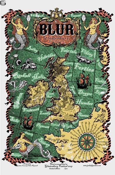 Blur Glastonbury Festival 09