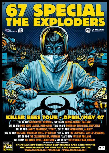 67 Special Killer Bees Australia Tour