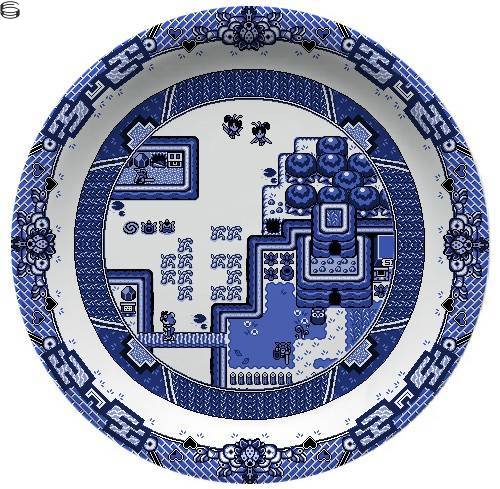 8-Bit Willow Zelda Plate