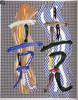 Roy Lichtenstein - Brushstroke Contest (C 235)