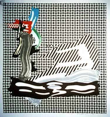 Roy Lichtenstein - Brushstroke on Canvas (C 234)