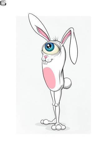 Bunnywith Big Eye