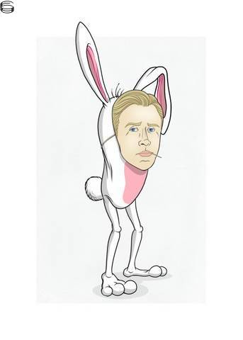 Bunnywith Ryan Gosling Mask