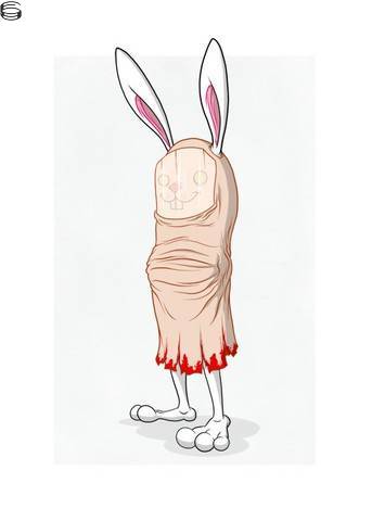 Bunnywith Sexy Severed Thumb Dress (Probably From Black Milk)