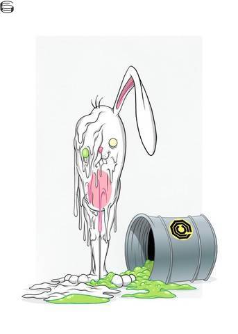 Bunnywith Toxic Waste