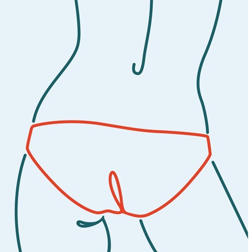 Lucie Bennett - Red Silk Knickers - First Edition