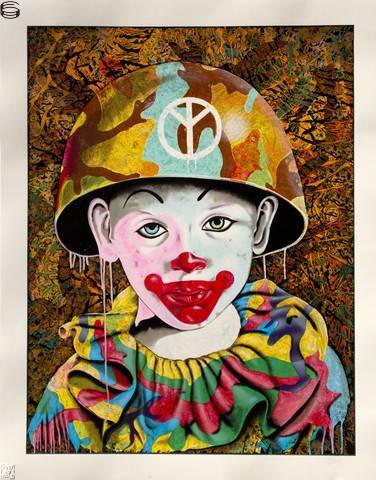 Camo Peace Clown