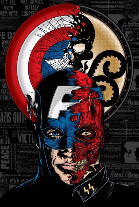 Cap Versus Red Skull 12
