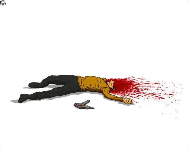 Alex Pardee - Captain Kirk Cobain