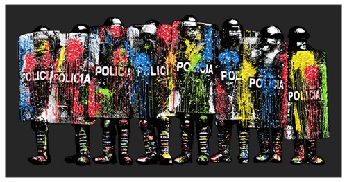 Paint Bomb Policia