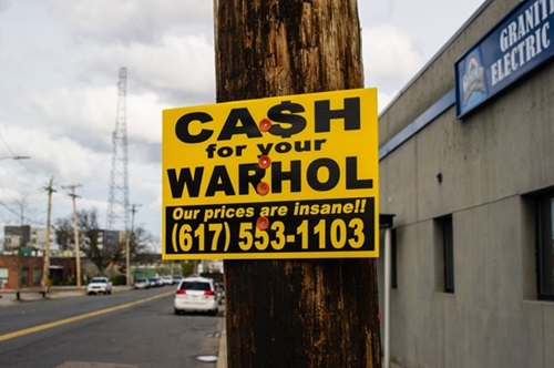 Cash For Your Warhol - Crazy Eddie - Yellow