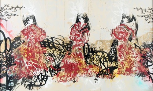 Graf Geisha Triptych