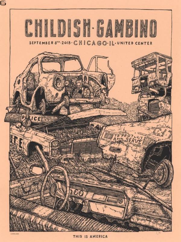 Landland - Childish Gambino Chicago - Keyline Edition