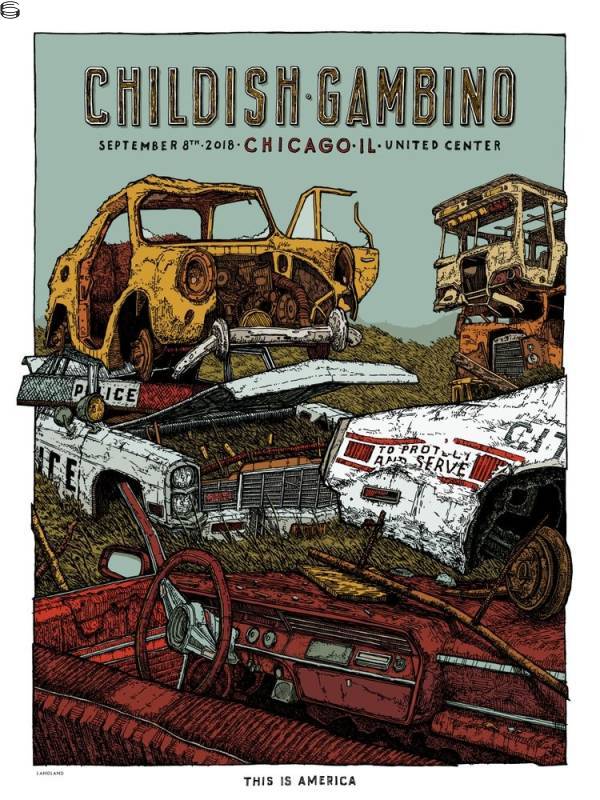 Landland - Childish Gambino Chicago - Show Edition