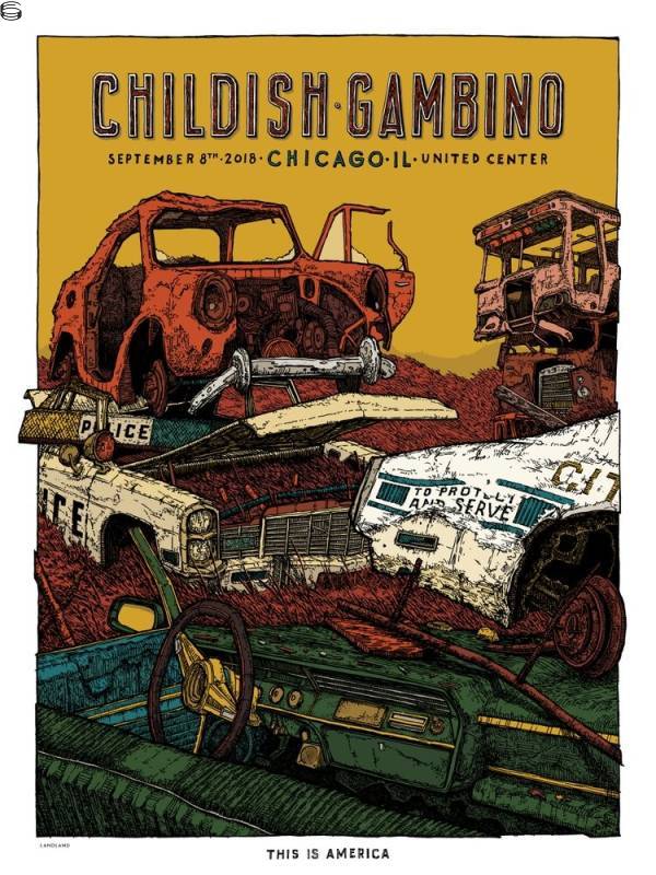 Landland - Childish Gambino Chicago - Variant Artist Edition