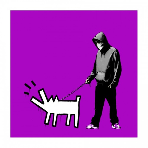 Banksy - Choose Your Weapon - Bright Purple