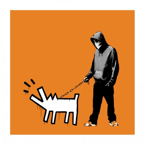 Banksy - Choose Your Weapon - Dark Orange