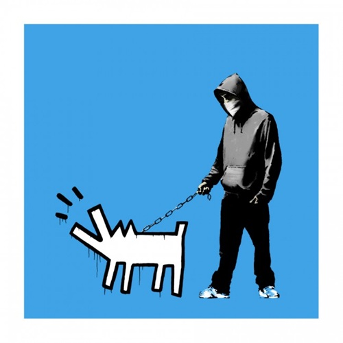 Banksy - Choose Your Weapon - Sky Blue