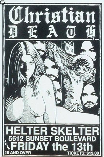 Frank Kozik - Christian Death Hollywood 90