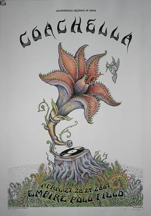 Emek - Coachella 07 - Hand Colored Edition