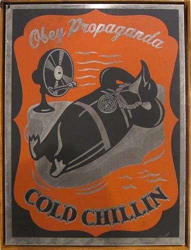 Shepard Fairey - Cold Chillin - Metal Edition