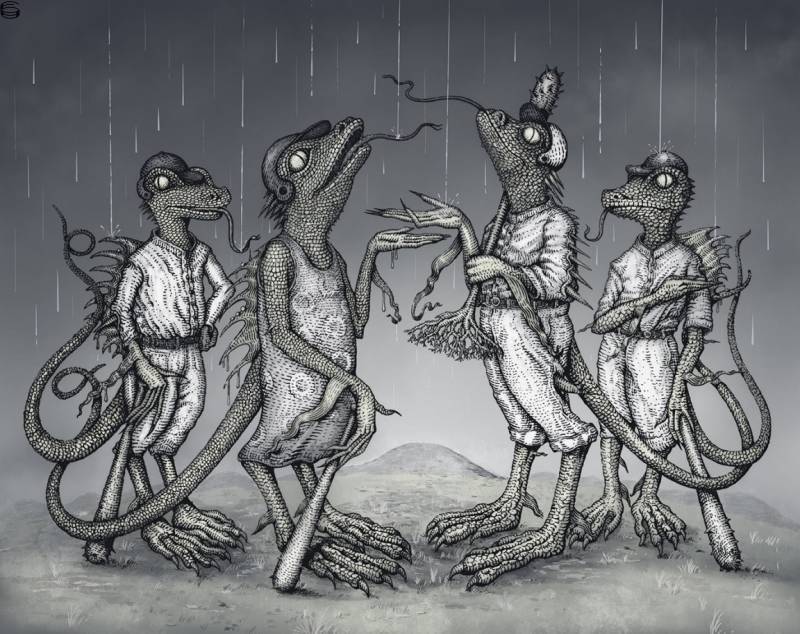 David Welker - Conference on the Mound - Metallic Variant Edition