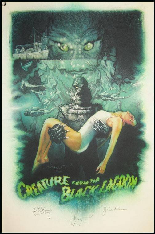 Drew Struzan - Creature from The Black Lagoon 11 - One Sheet Size GiclÃÂ©e Edition