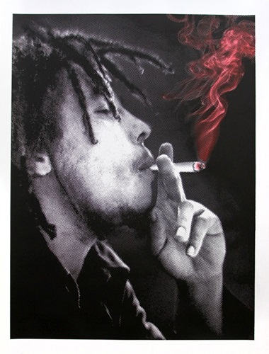 Mr Brainwash - Happy Birthday Bob Marley - Jamming - Red