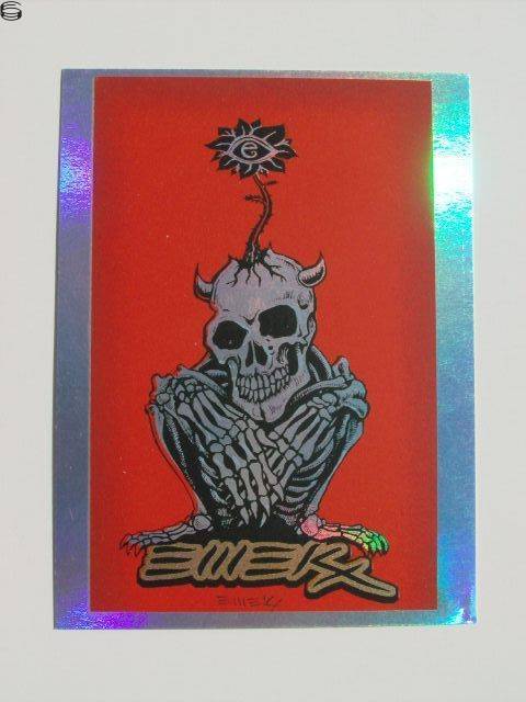 Emek - Crouching Skeleton 05 - Red Foil Edition