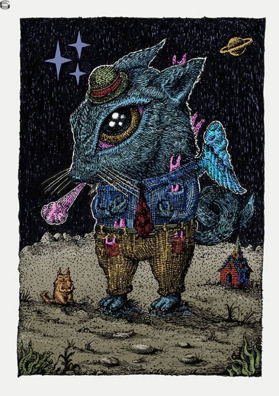 David Welker - Dapper Mouse - Screenprint Edition