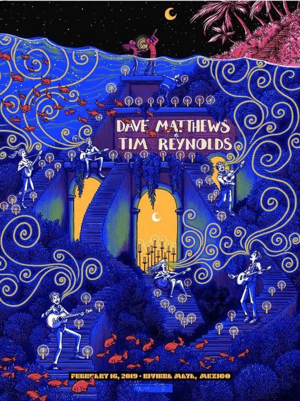 James Flames - Dave Matthews & Tim Reynolds Riviera Maya N2 - Artist Edition