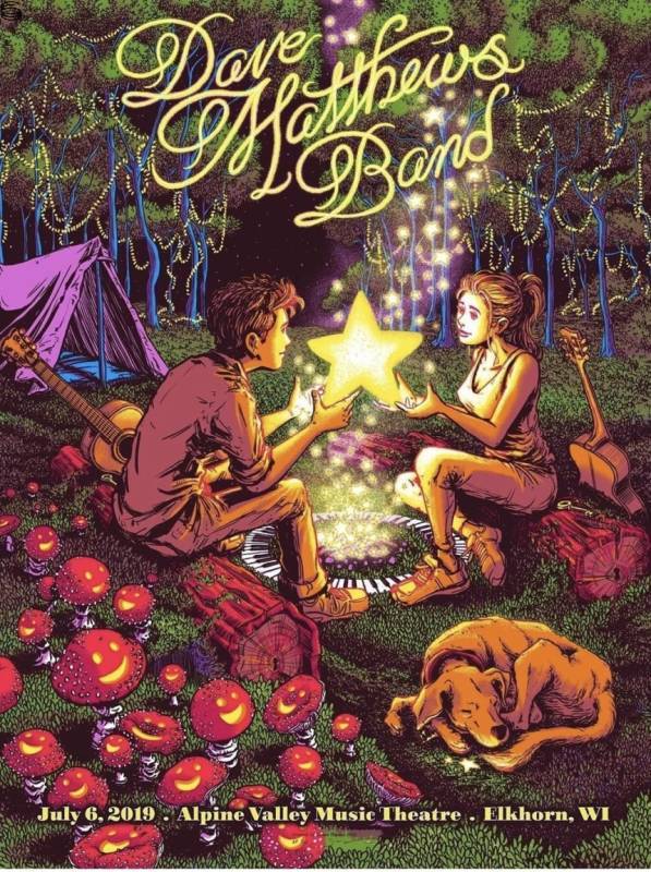 James Flames - Dave Matthews Band East Troy N2 - Show Edition