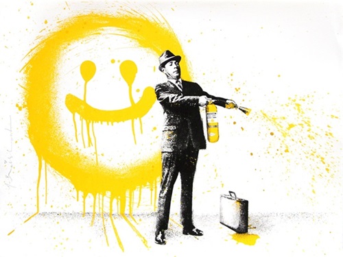 Mr Brainwash - Spray Happiness - Yellow