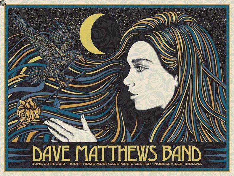 Todd Slater - Dave Matthews Band Noblesville N2 - Foil Edition
