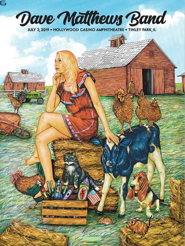 Zeb Love - Dave Matthews Band Tinley Park - Show Edition