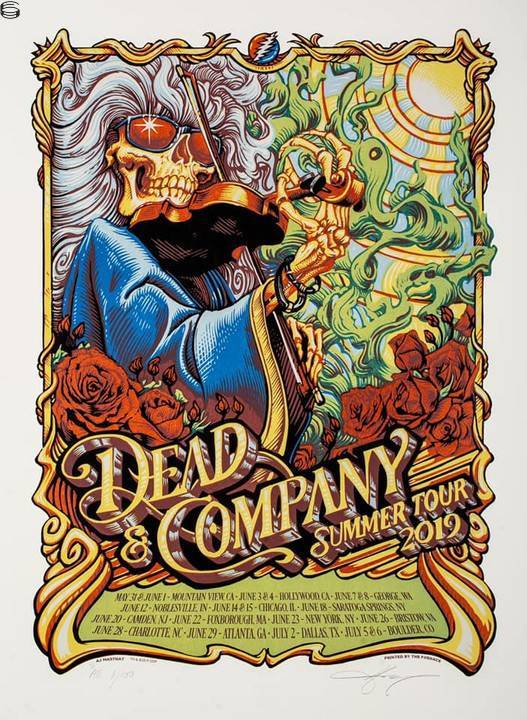 AJ Masthay - Dead & Company Summer Tour - Artist Edition