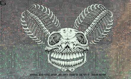 Emek - Deadmau5 NYC 10 - Foil Skeleton Edition