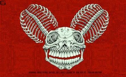 Emek - Deadmau5 NYC 10 - Red Skeleton HB Edition