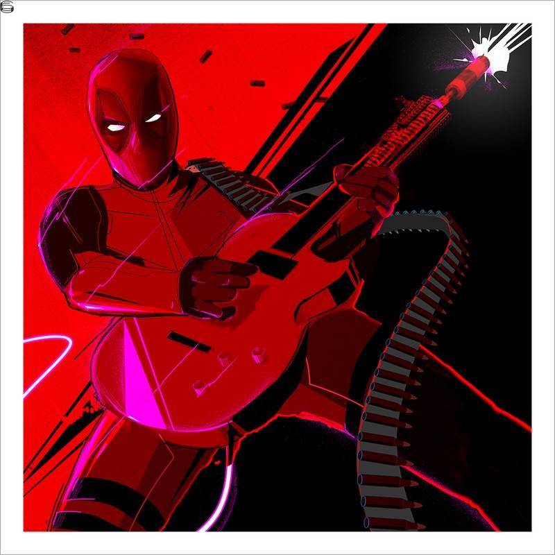 Deadpool's Guitar Gun
