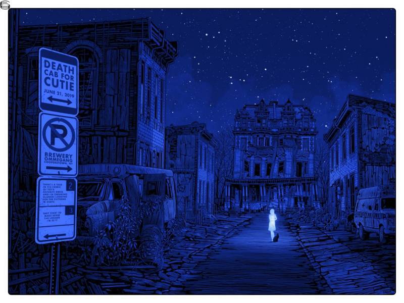 Daniel Danger - Death Cab for Cutie Cooperstown - Artist Edition