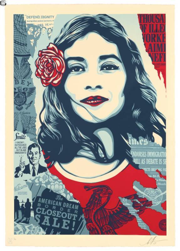 Shepard Fairey - Defend Dignity - Large Format 30th Anniversary Edition