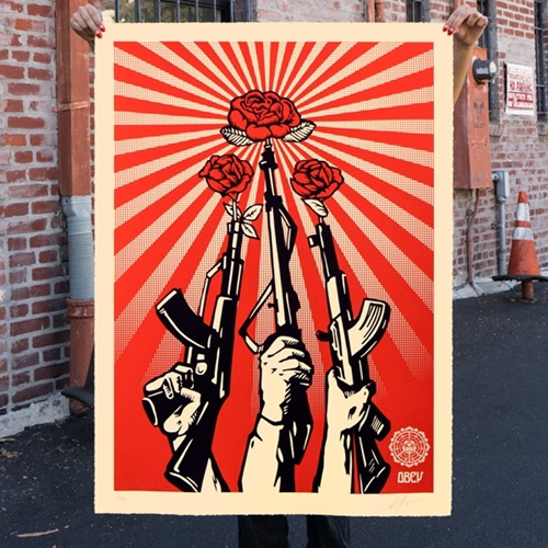 Shepard Fairey - Guns and Roses - Large Format