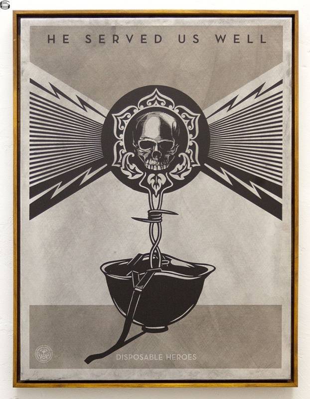 Shepard Fairey - Disposable Heroes - Metal Edition