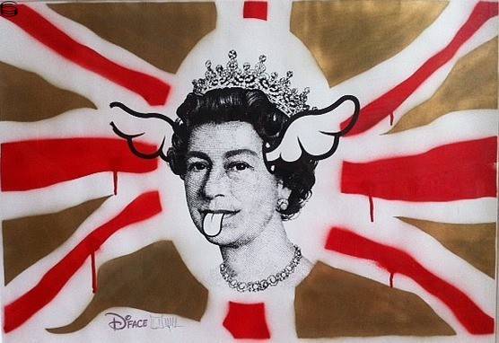 Dog Save The Queen by D*Face | DogStreets