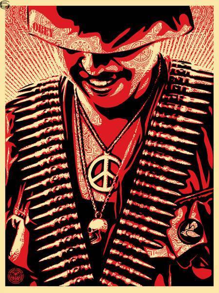 Shepard Fairey - Duality of Humanity 1 - AP Edition