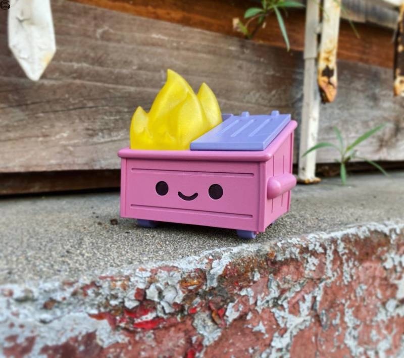 100% Soft - Dumpster Fire - DesignerCon Edition